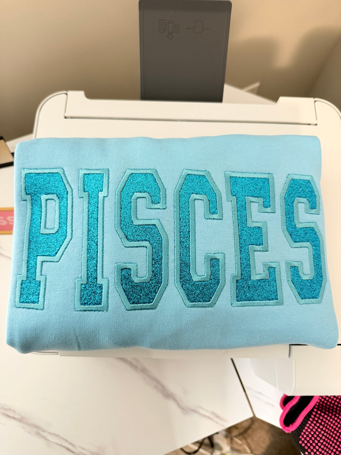 Zodiac Glitter Sweatshirt