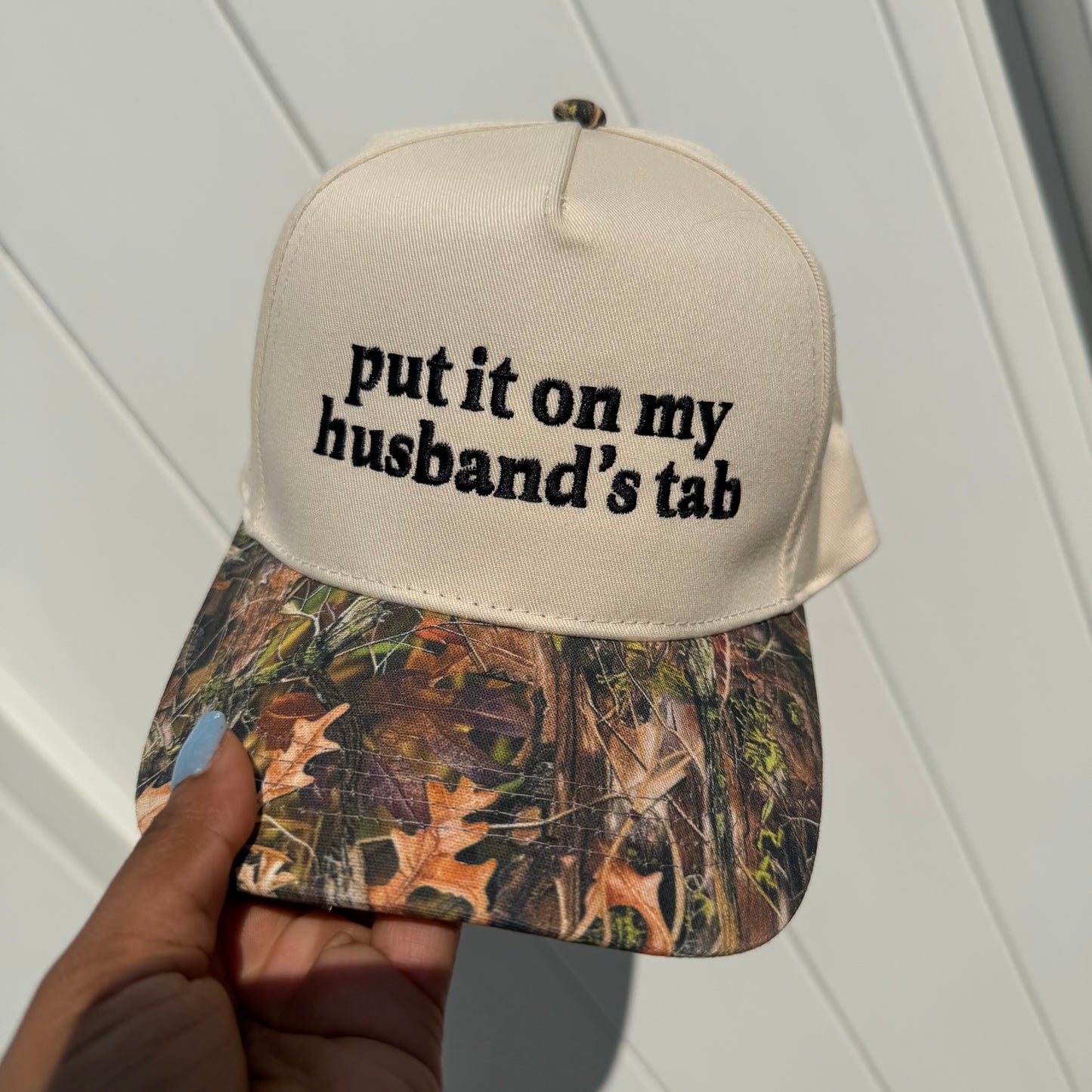 Put It On My Husband’s Tab Hat