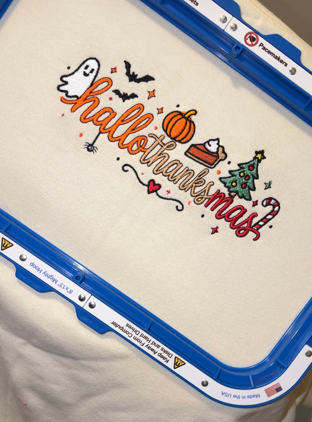Hallothanksmas Holiday Sweatshirt 🎃🦃🎄