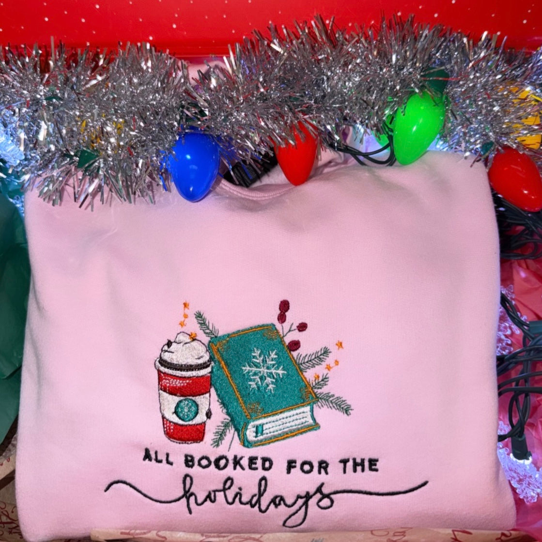 Booked For The Holidays Sweatshirt